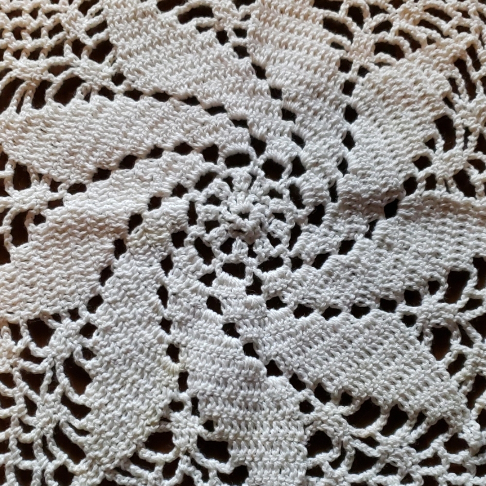 Handcrafted Crocheted Doily - Picture 2 of 5